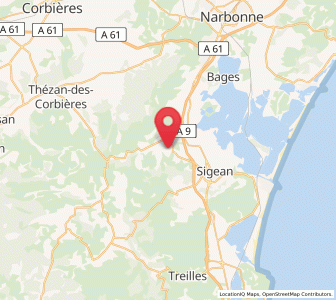 Map of Portel-des-Corbières, Occitanie
