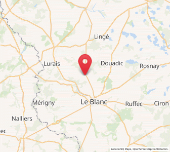 Map of Pouligny-Saint-Pierre, Centre