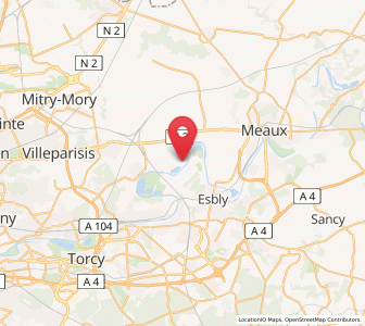 Map of Précy-sur-Marne, Île-de-France