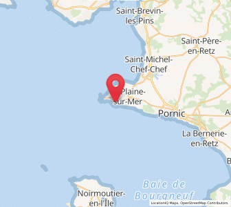 Map of Préfailles, Pays de la Loire