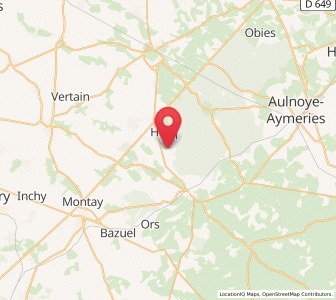 Map of Preux-au-Bois, Hauts-de-France