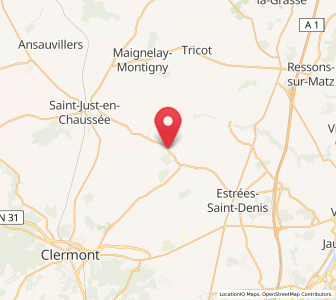 Map of Pronleroy, Hauts-de-France