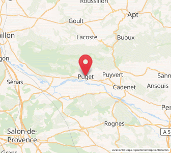 Map of Puget, Provence-Alpes-Côte d'Azur