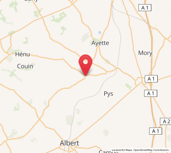 Map of Puisieux, Hauts-de-France