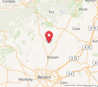 Map of Puissalicon, Occitanie