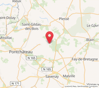 Map of Quilly, Pays de la Loire