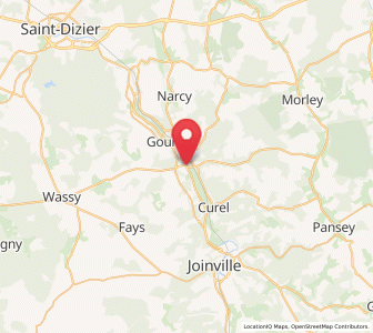 Map of Rachecourt-sur-Marne, Grand Est