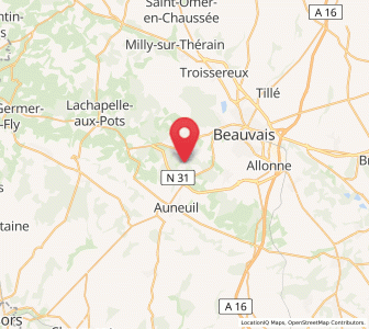 Map of Rainvillers, Hauts-de-France