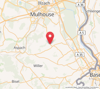 Map of Rantzwiller, Grand Est