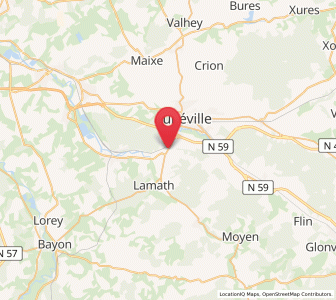 Map of Rehainviller, Grand Est