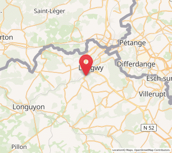 Map of Réhon, Grand Est