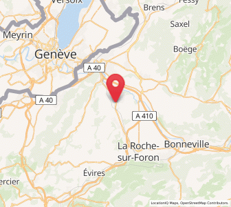 Map of Reignier-Ésery, Auvergne-Rhône-Alpes