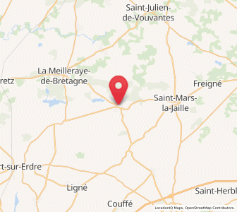 Map of Riaillé, Pays de la Loire