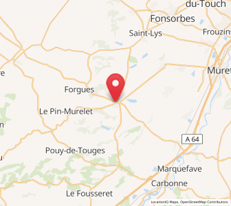 Map of Rieumes, Occitanie