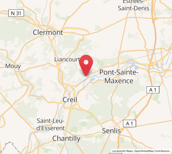 Map of Rieux, Hauts-de-France