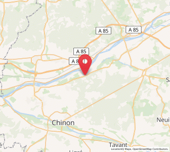 Map of Ussé, Centre