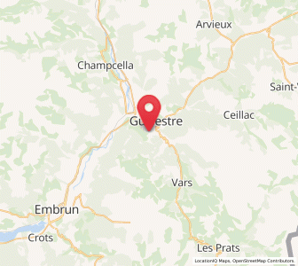 Map of Risoul, Provence-Alpes-Côte d'Azur