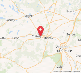 Map of Rivarennes, Centre