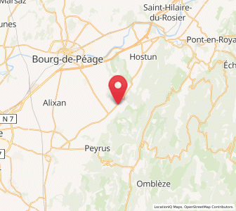 Map of Rochefort-Samson, Auvergne-Rhône-Alpes