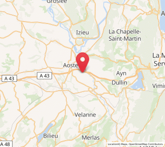 Map of Romagnieu, Auvergne-Rhône-Alpes