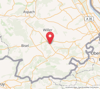 Map of Roppentzwiller, Grand Est