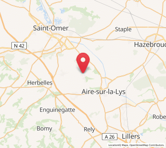 Map of Roquetoire, Hauts-de-France