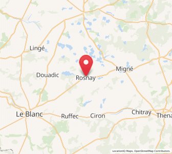 Map of Rosnay, Centre
