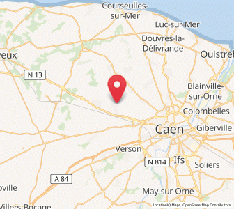 Map of Rots, Normandy