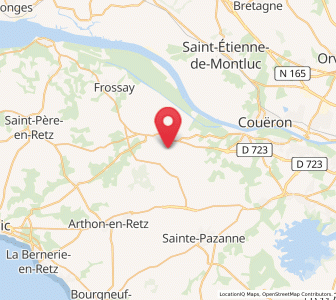 Map of Rouans, Pays de la Loire