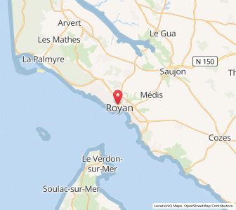 Map of Royan, Nouvelle-Aquitaine