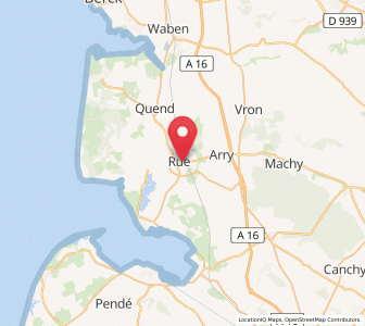Map of Rue, Hauts-de-France