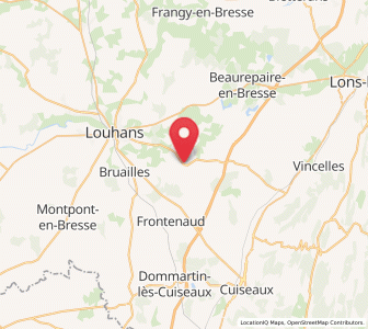 Map of Sagy, Bourgogne-Franche-Comté