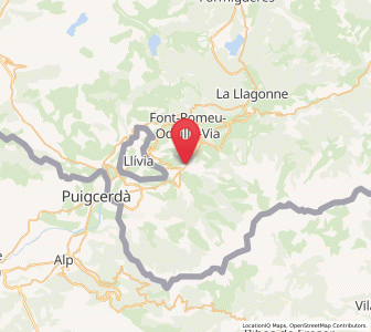 Map of Saillagouse, Occitanie