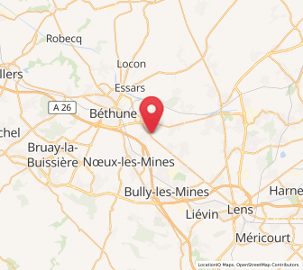 Map of Sailly-Labourse, Hauts-de-France