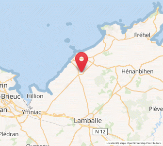 Map of Saint-Alban, Brittany
