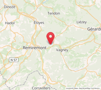 Map of Saint-Amé, Grand Est