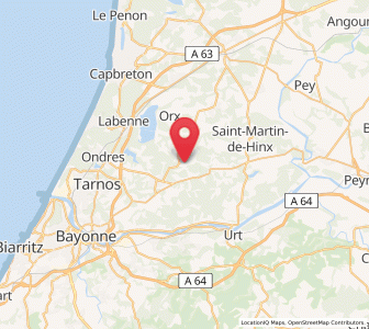 Map of Saint-André-de-Seignanx, Nouvelle-Aquitaine