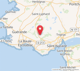 Map of Saint-André-des-Eaux, Pays de la Loire