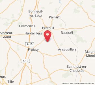 Map of Saint-André-Farivillers, Hauts-de-France