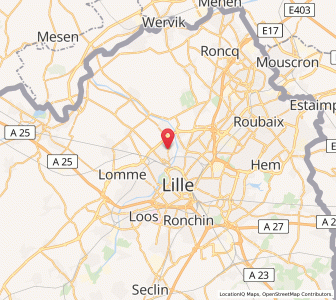 Map of Saint-André-lez-Lille, Hauts-de-France