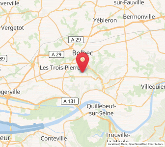 Map of Saint-Antoine-la-Forêt, Normandy