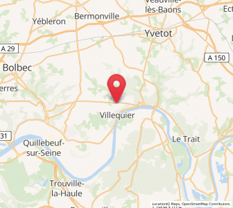 Map of Saint-Arnoult, Normandy