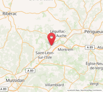Map of Saint-Astier, Nouvelle-Aquitaine