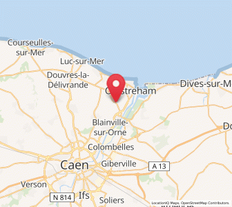Map of Saint-Aubin-d'Arquenay, Normandy