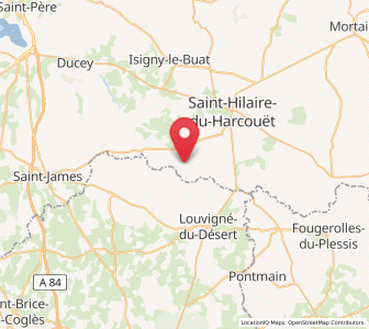 Map of Saint-Brice-de-Landelles, Normandy