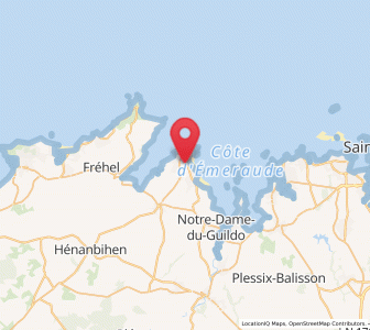 Map of Saint-Cast-le-Guildo, Brittany