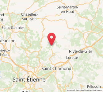 Map of Saint-Christo-en-Jarez, Auvergne-Rhône-Alpes