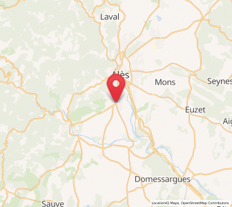 Map of Saint Christol les Alès, Occitanie