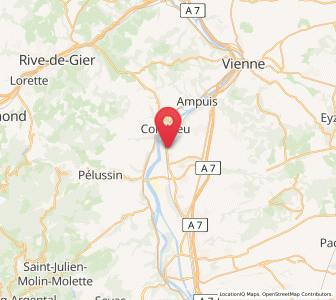 Map of Saint-Clair-du-Rhône, Auvergne-Rhône-Alpes