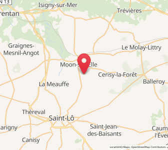 Map of Saint-Clair-sur-l'Elle, Normandy